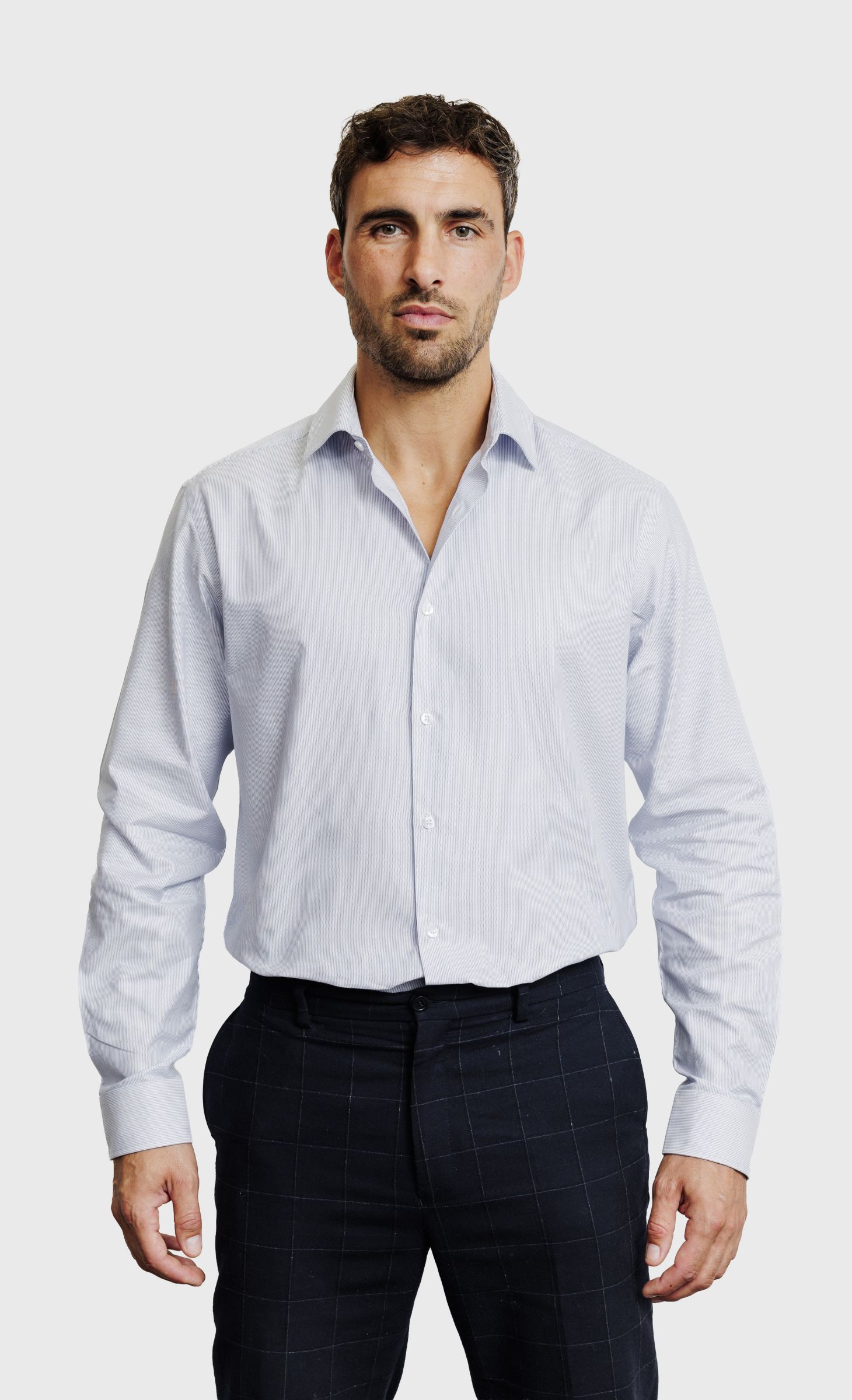 Chemise Regular fit à micro-motif, ACROSS
