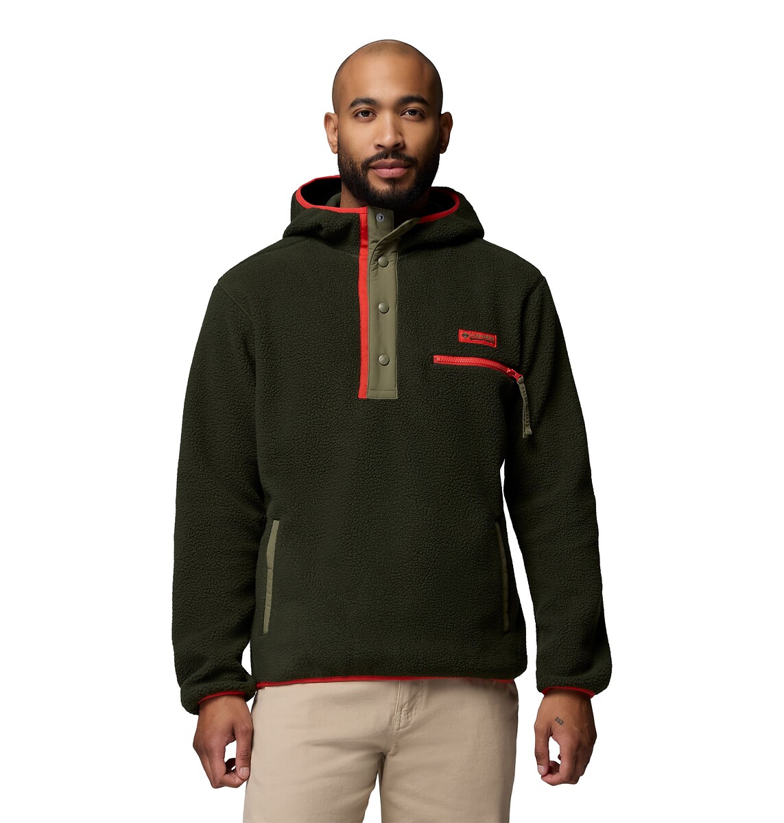 Polaire Semi-boutonnée Columbia Helvetia™ avec capuche, COLUMBIA