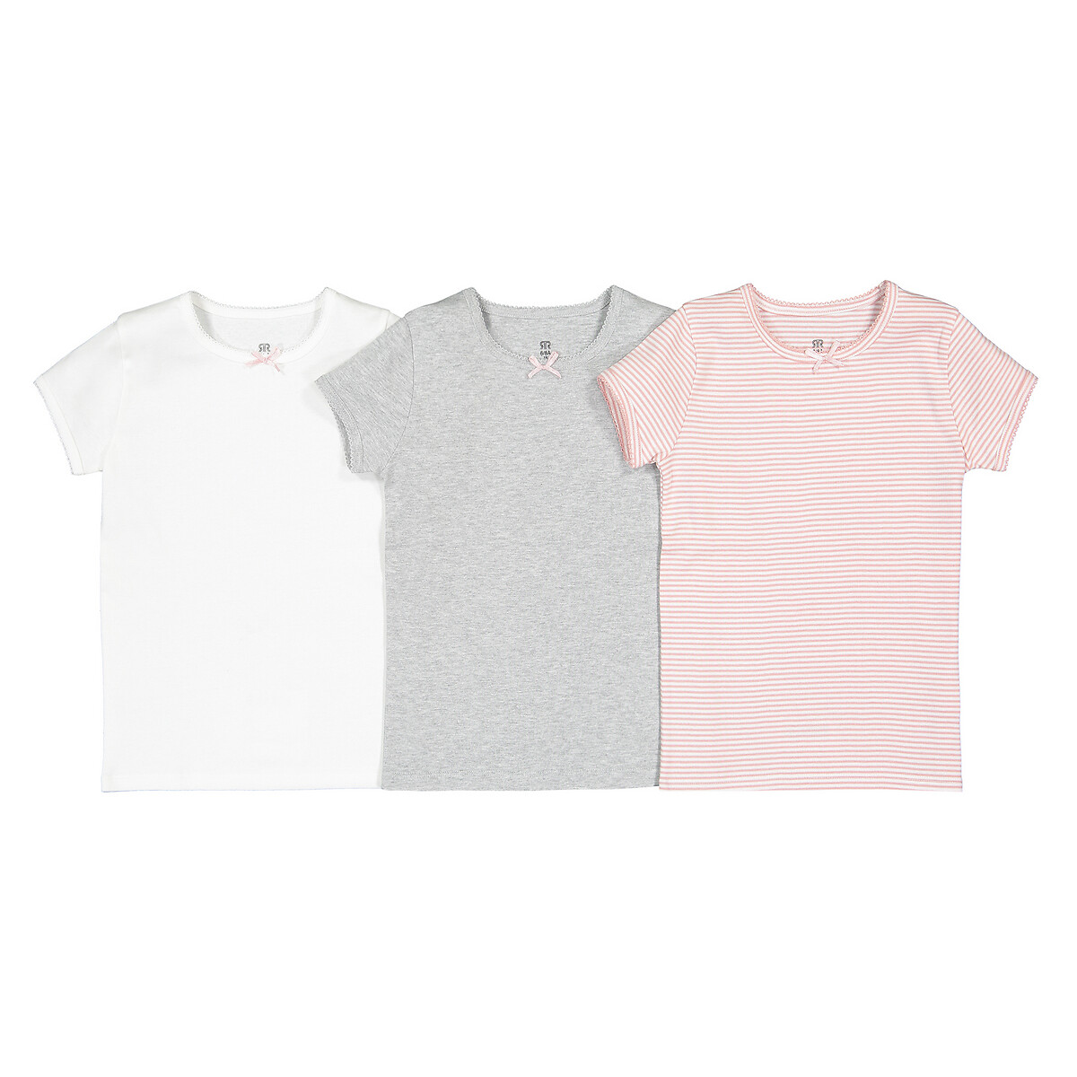 LOREZA® 6 Filles Maillot de Corps en Coton Débardeur Enfants sous-vêtements 2-15 Anni