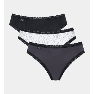 Pack of 3 Weekend 24/7 High Cut Knickers in Cotton SLOGGI image