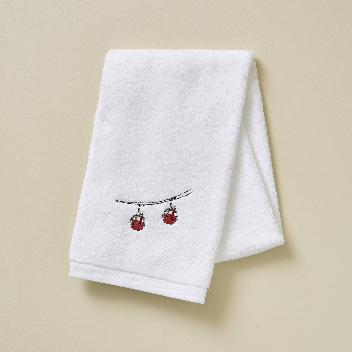 Drap de douche RDV AU SOMMET, SYLVIE THIRIEZ