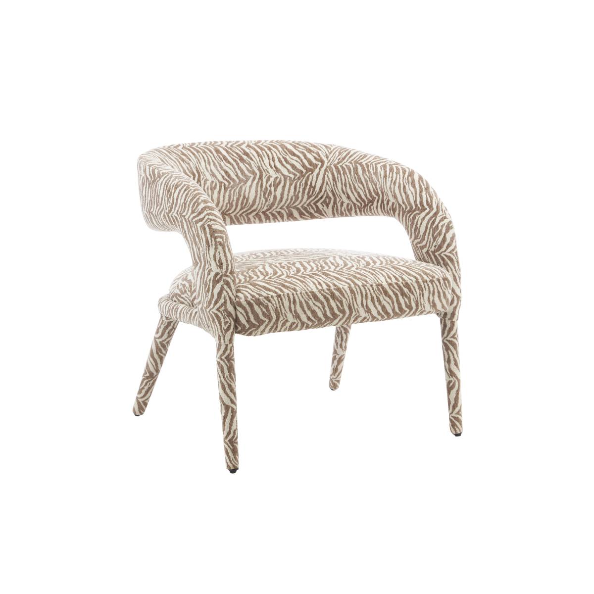 Fauteuil en tissu INDIRA, MADE IN MEUBLES