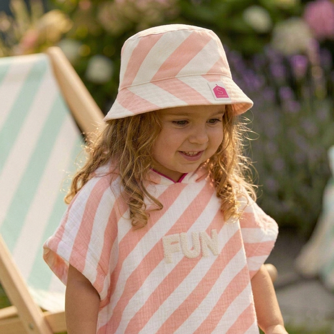 Poncho de bain bébé en coton, SAUTHON