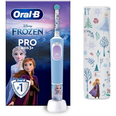 Brosse à dents électrique Vitality Pro Kids Frozen + Etui de voyag ORAL B