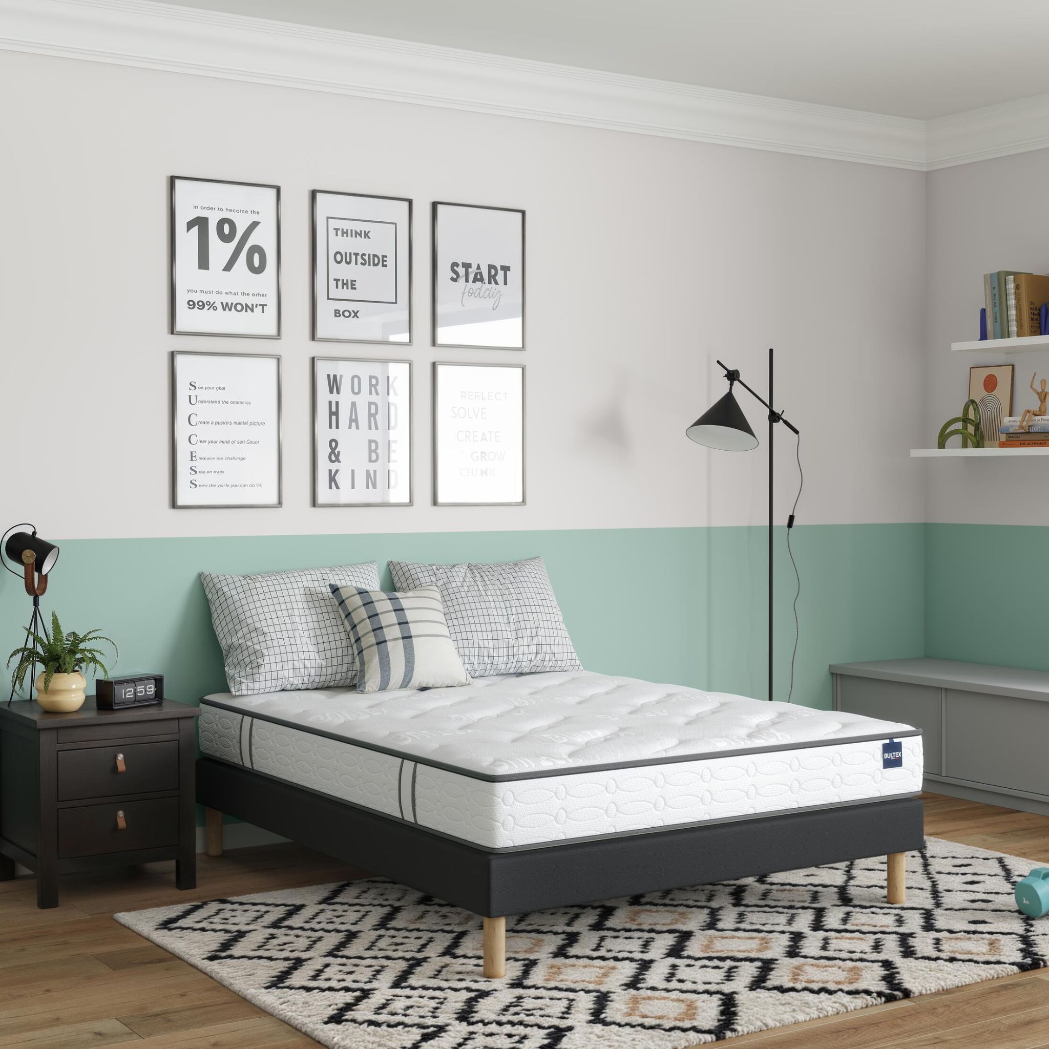 Matelas mousse Bultex nano confort ferme Le Surprenant, BULTEX