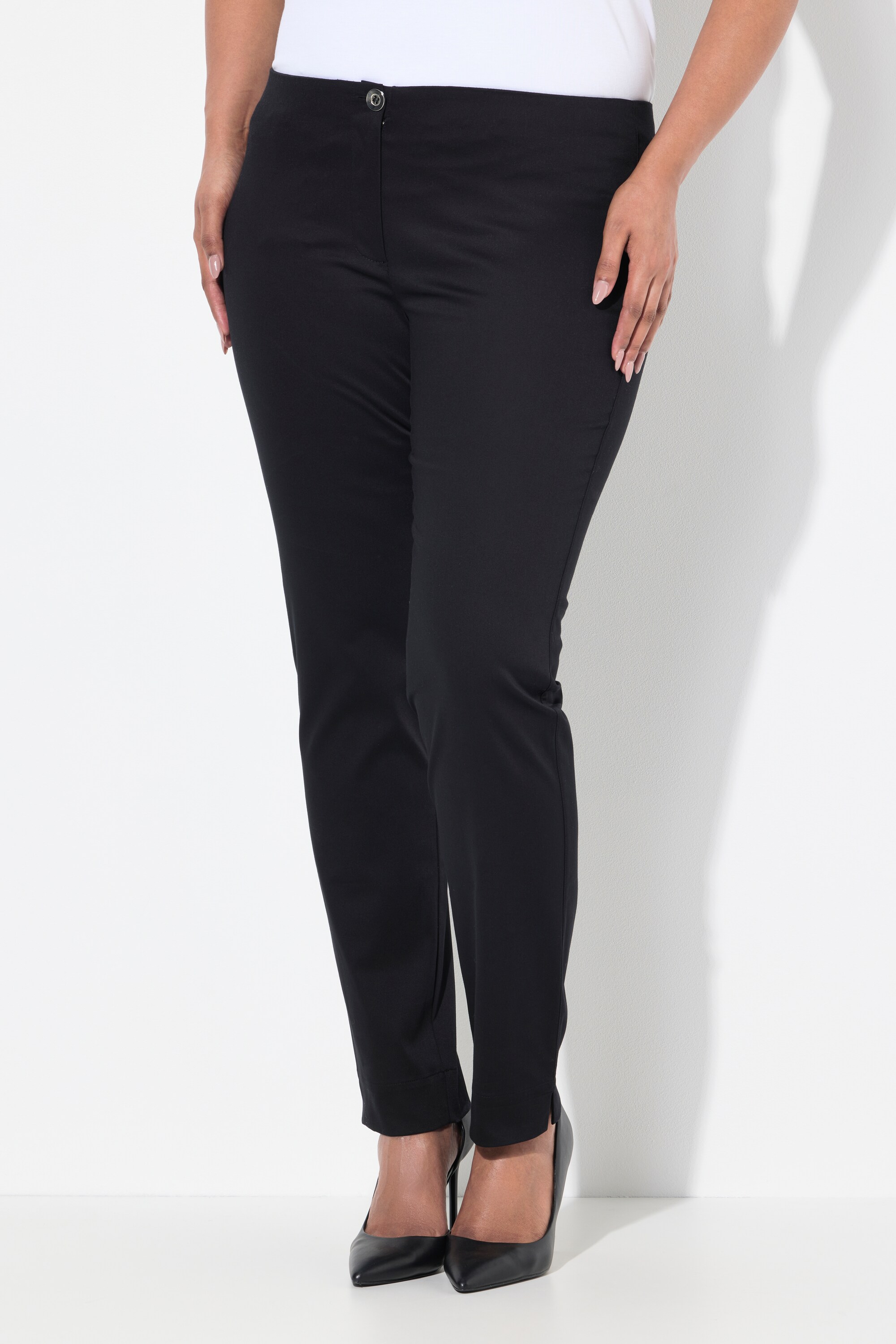 Pantalon chino. Taille élastique et bas de, ULLA POPKEN