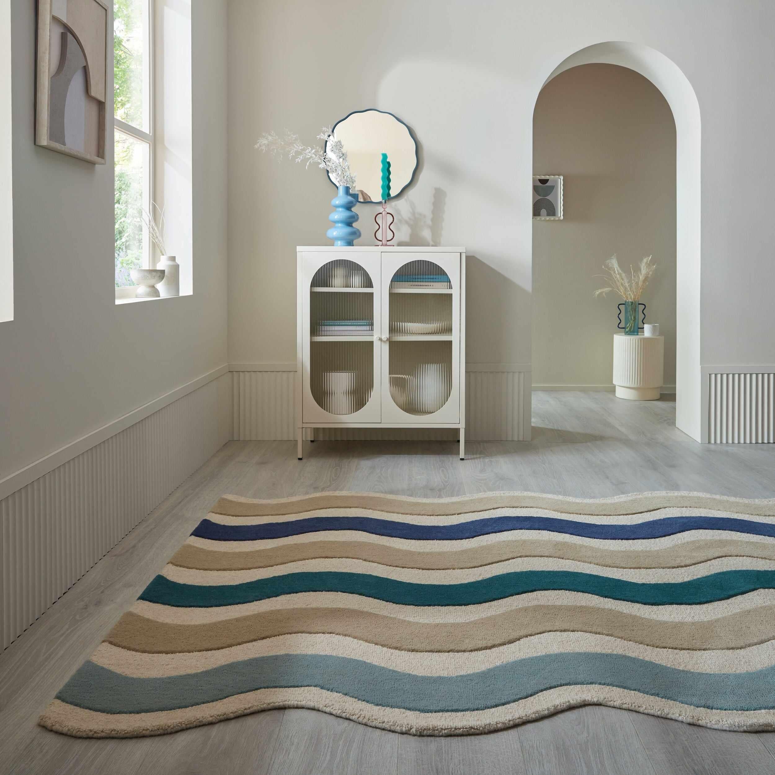 Tapis en laine festonné CASCADE, FLAIR RUGS