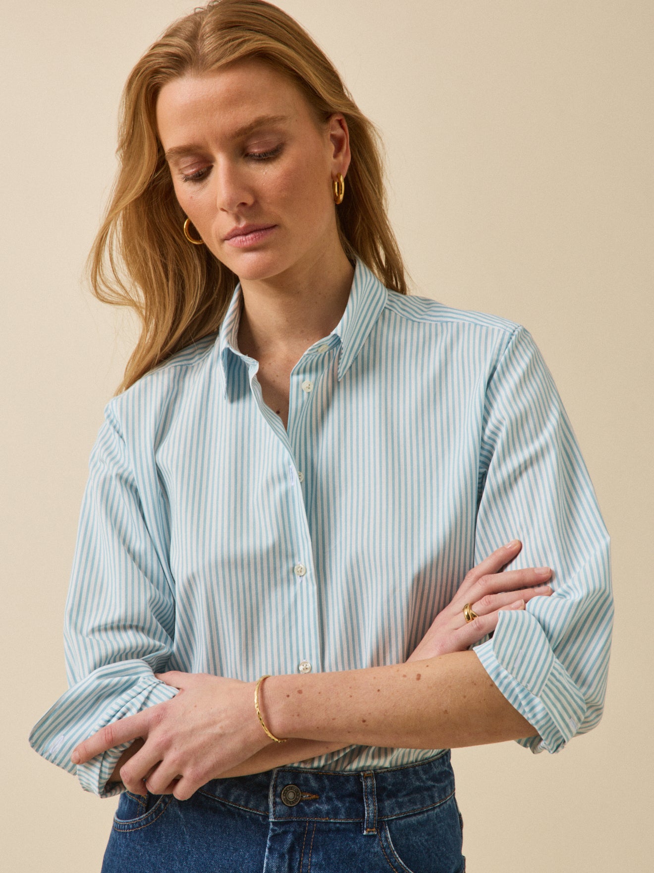 Chemise rayée - Coupe Gaby, CYRILLUS