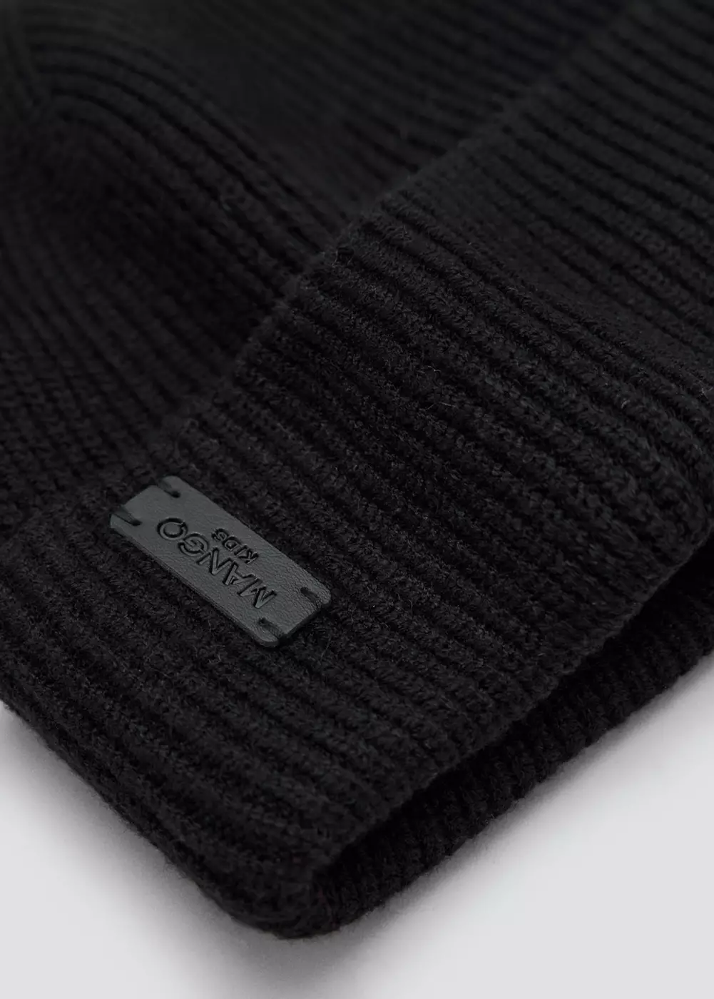 Bonnet côtelé avec Logo en relief, MANGO KIDS