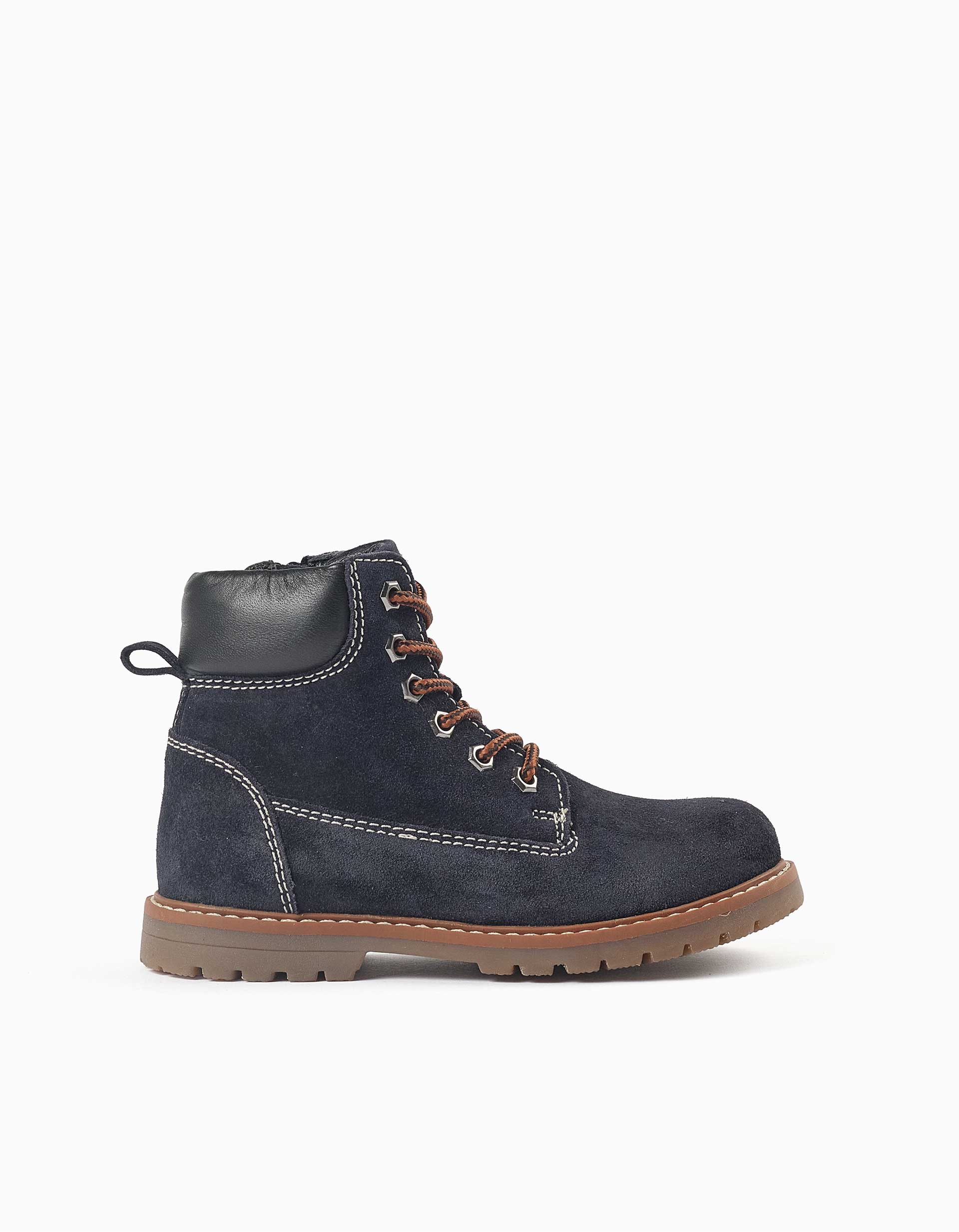 Bottes de montagne en suède avec lacets You&Me, ZIPPY