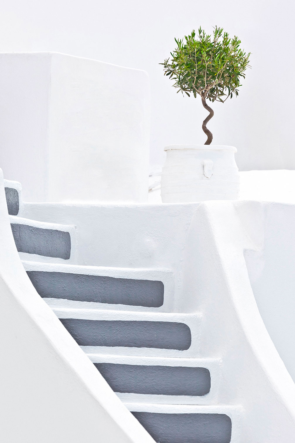 Tableau escalier blanc paros, HEXOA