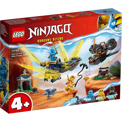 Ninjago le combat du bébé dragon de nya et arin Lego