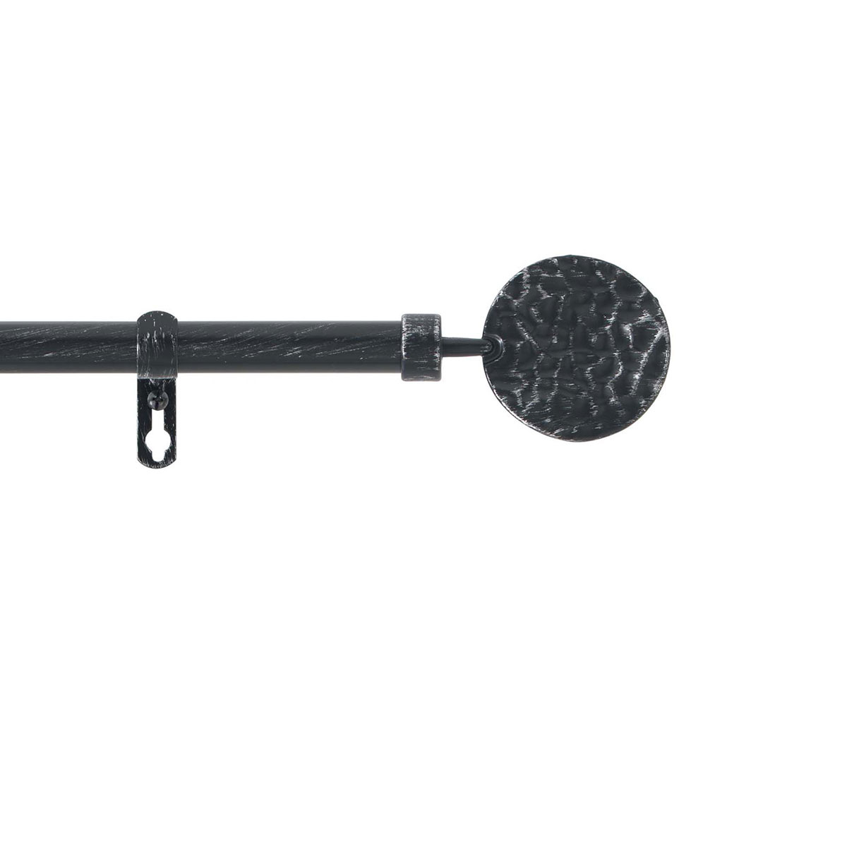 Kit de tringle déco avec embouts ronds martelés, DOUCEUR D'INTÉRIEUR