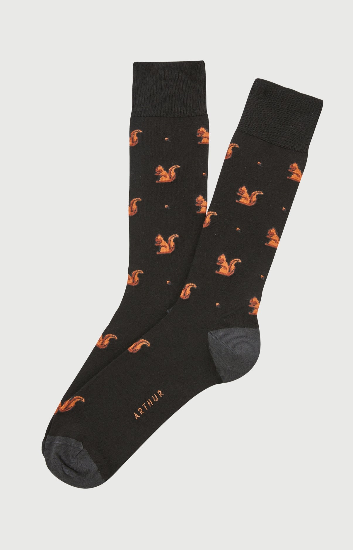 Chaussettes en coton imprimé Ecureuil, ARTHUR