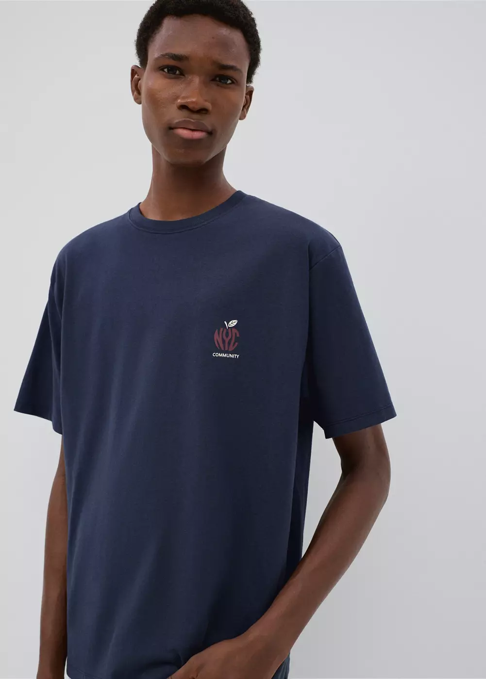 T-shirt en coton imprimé, MANGO TEEN