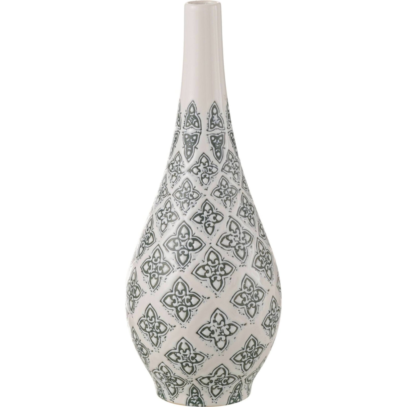 Vase poire en porcelaine à motifs, RECOLLECTION