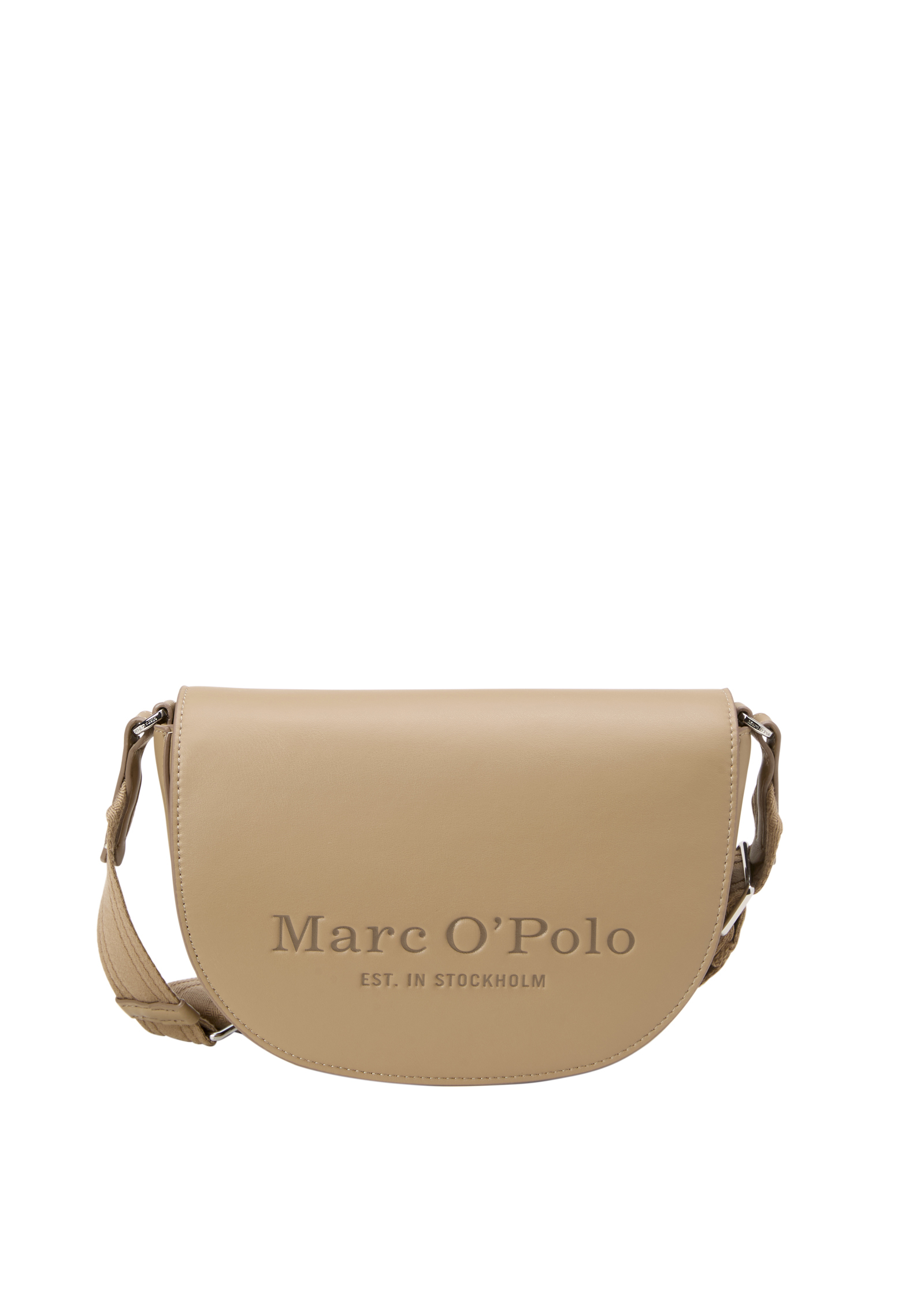 Sac à bandoulière small en une alternative de cuir en polyester recyclé, MARC O'POLO