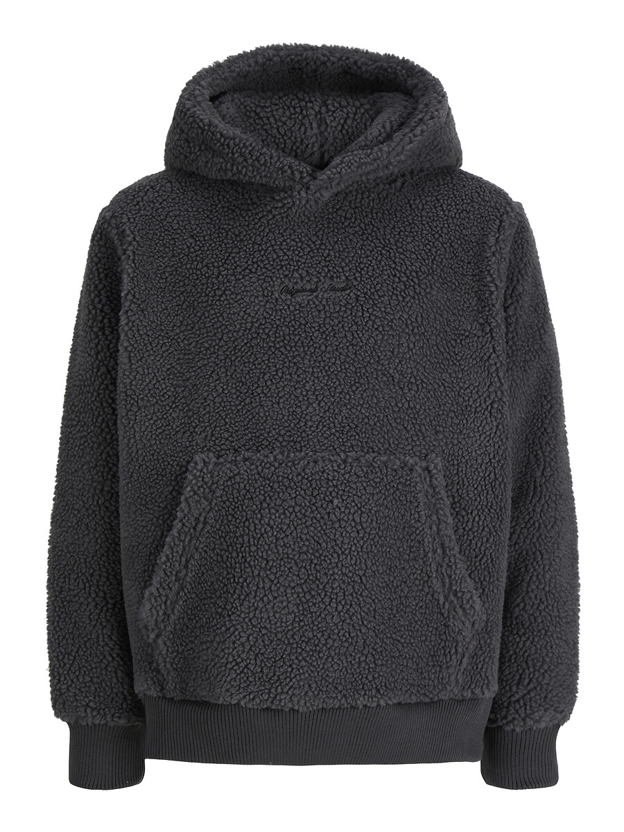 Sweat à capuche en sherpa, JACK & JONES JUNIOR