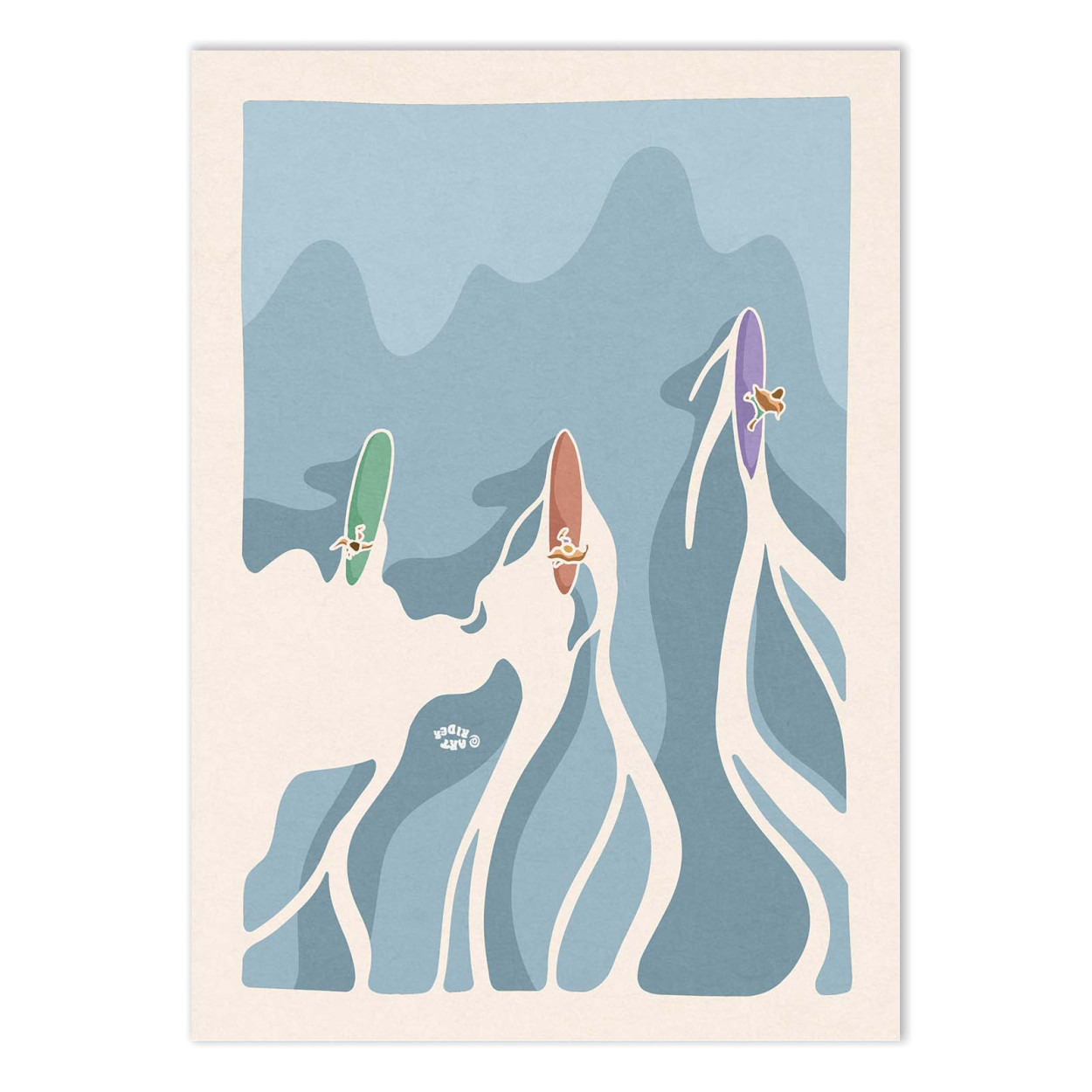 Affiche d'art - Aerial View - Art Rider, WALL EDITIONS