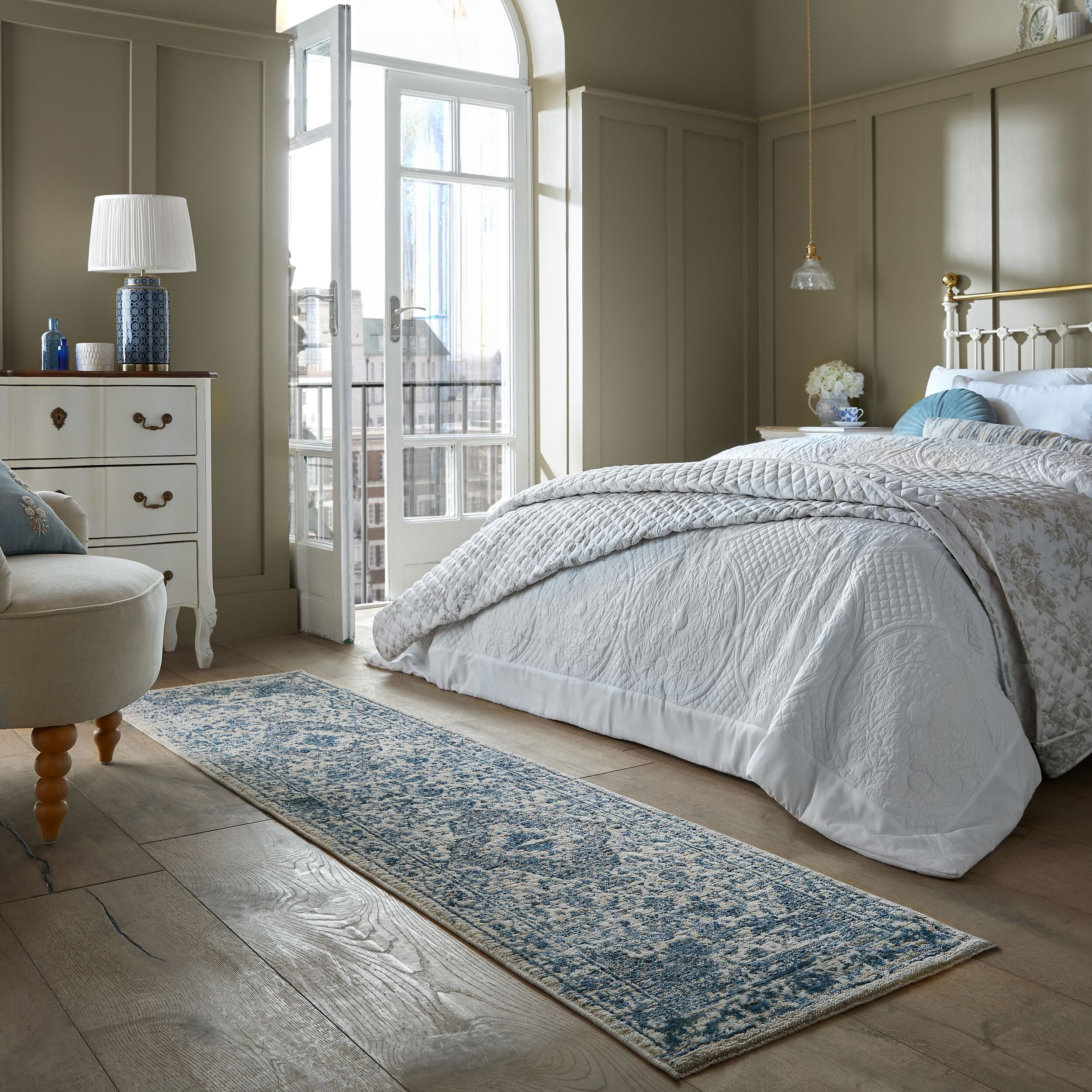 Tapis vintage de couloir CORDELIA, FLAIR RUGS