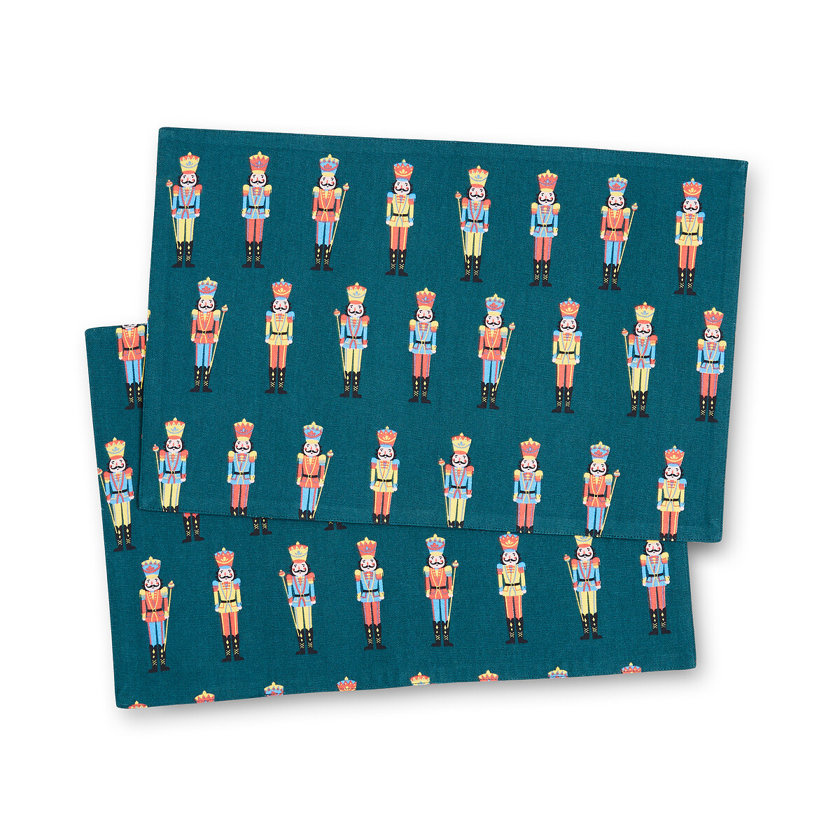Christmas Nutcracker Cotton Dining Placemat 4 Pack, CATHERINE LANSFIELD