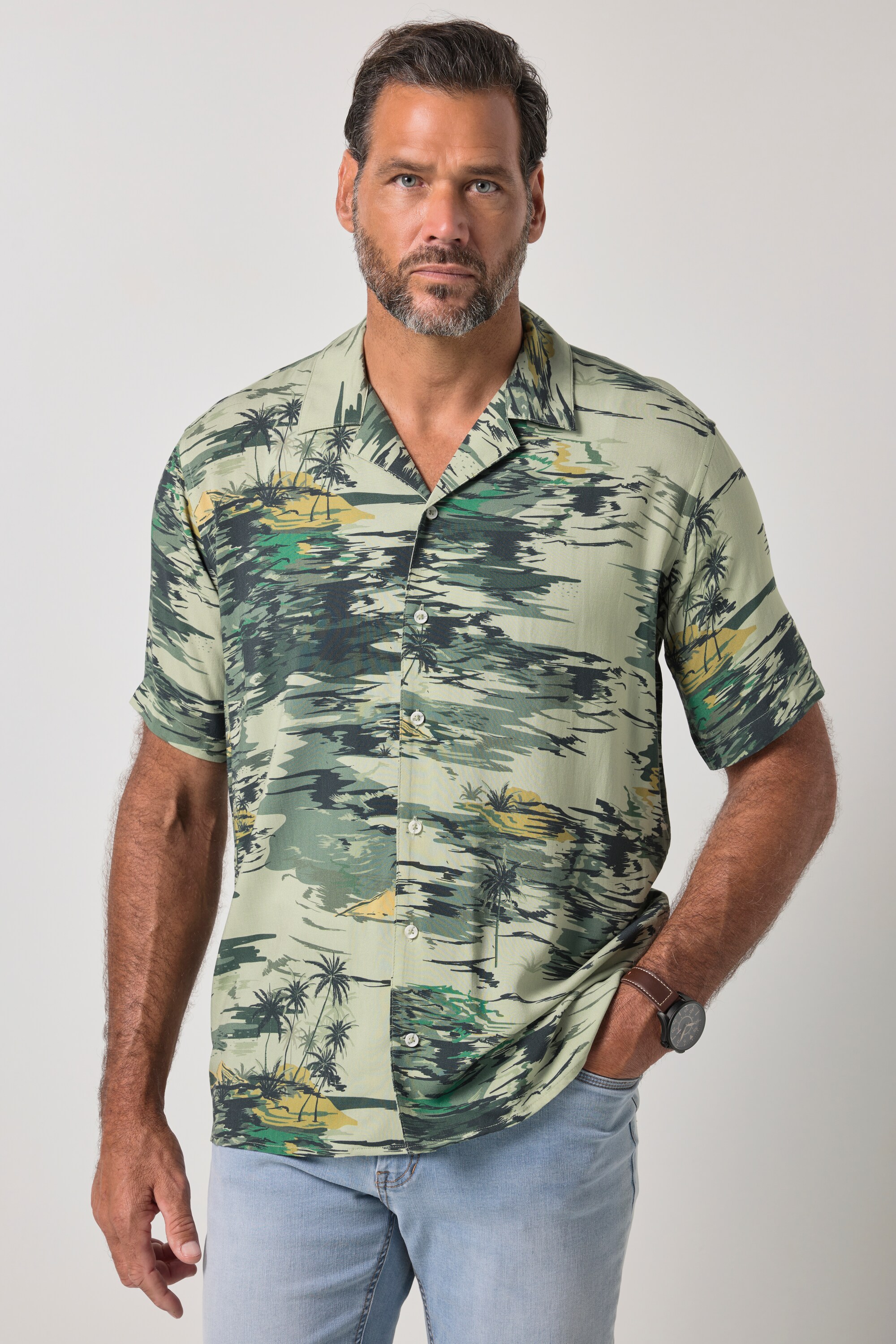 Chemise imprimé all-over, JP1880