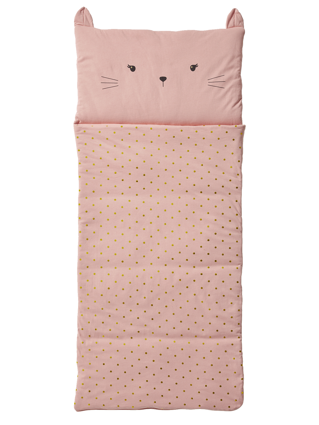 Sac de couchage Chat, avec coton recyclé, VERTBAUDET