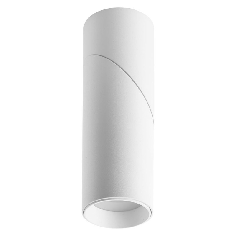 Spot Cylindrique Artiste Métal Blanc Orientable, MILLUMINE