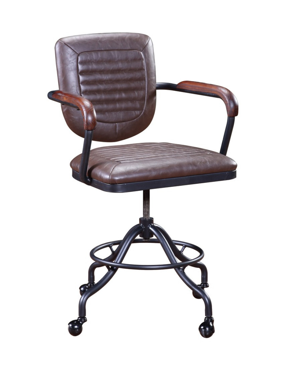 Fauteuil de bureau ergonomique en simili cuir - BARBER, MATHI DESIGN