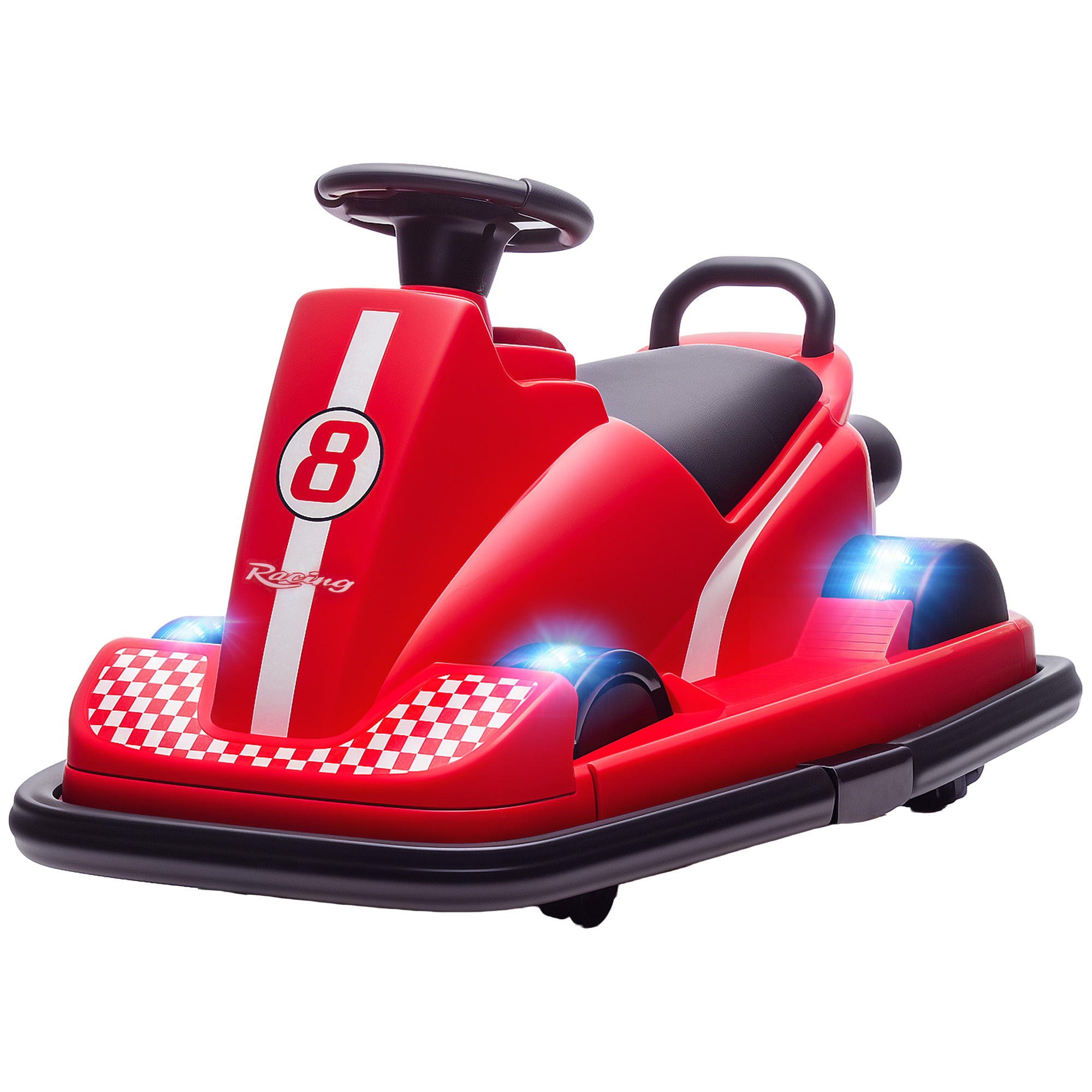 Voiture électrique pour enfants Métal Rouge, AIYAPLAY