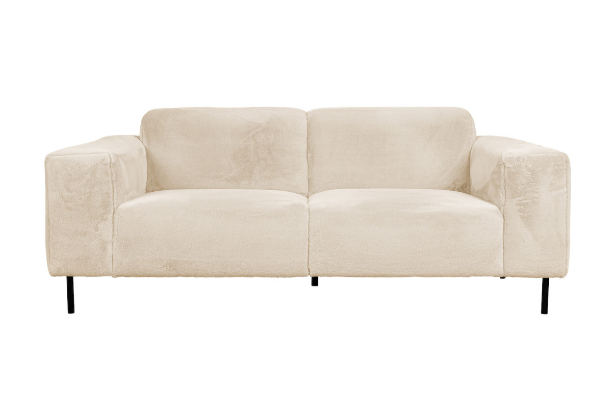 Canapé 2,5 places en tissu doux - QUADRO, MATHI DESIGN