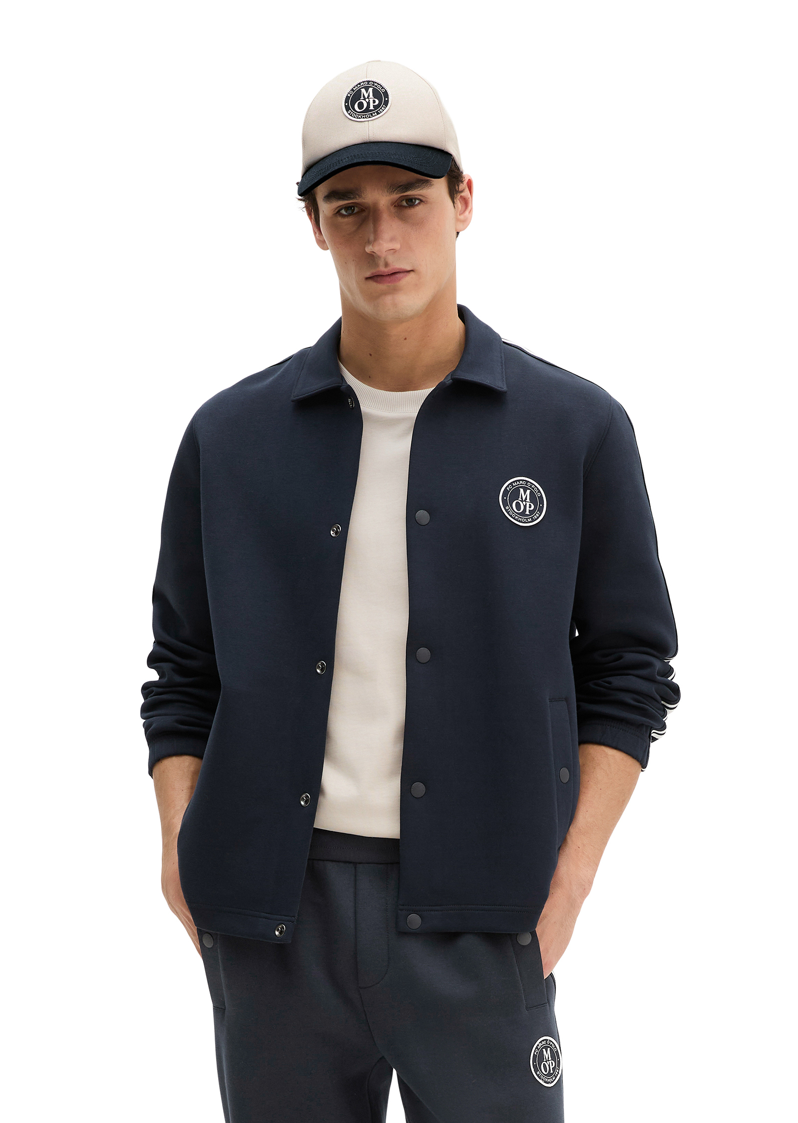 MOP Club '67 Trainer Jacket, Scuba en qualité interlock scuba, MARC O'POLO