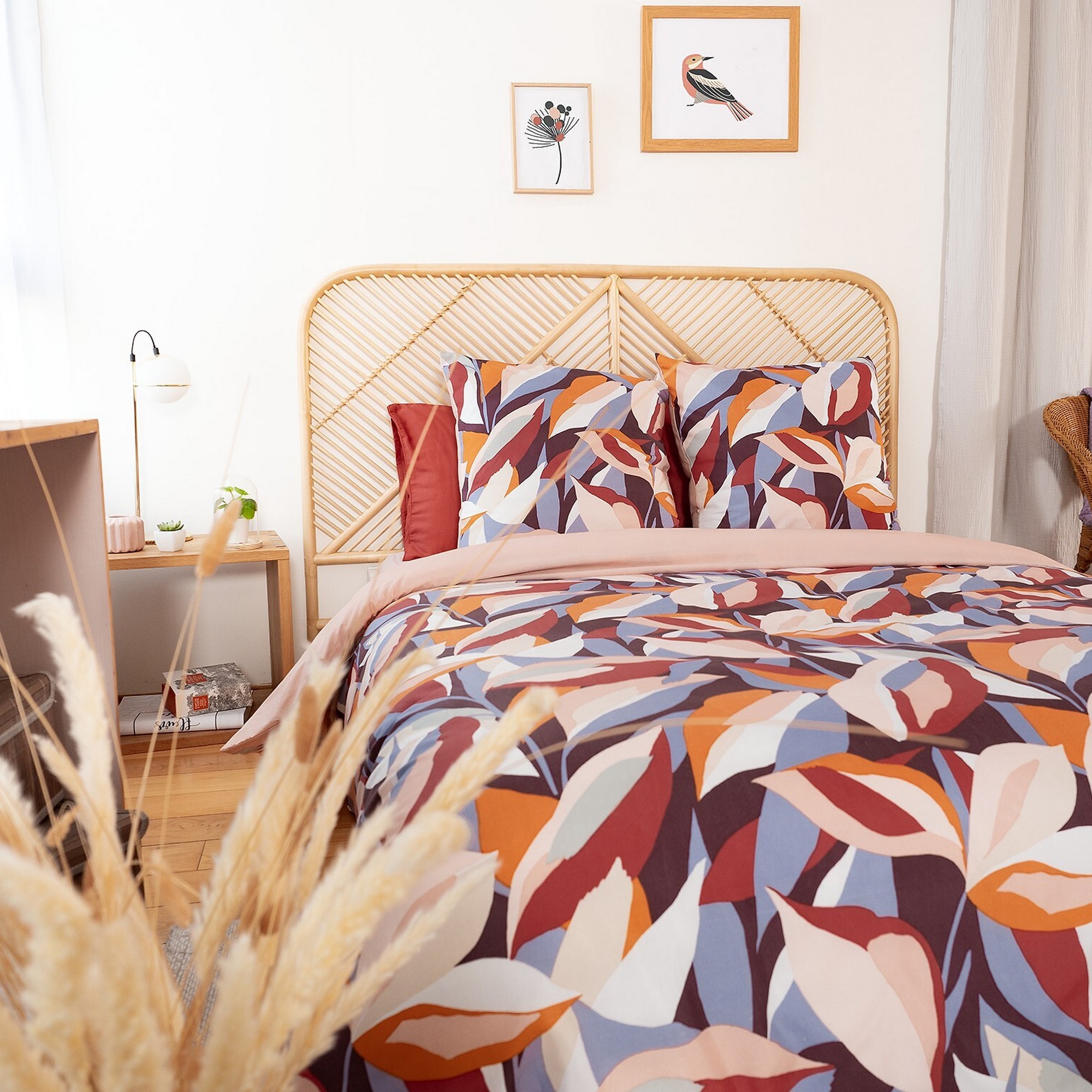 Parure de lit - housse de couette avec taies en microfibre, EDEN