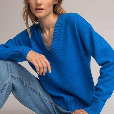 Pullover mit V-Ausschnitt LA REDOUTE COLLECTIONS