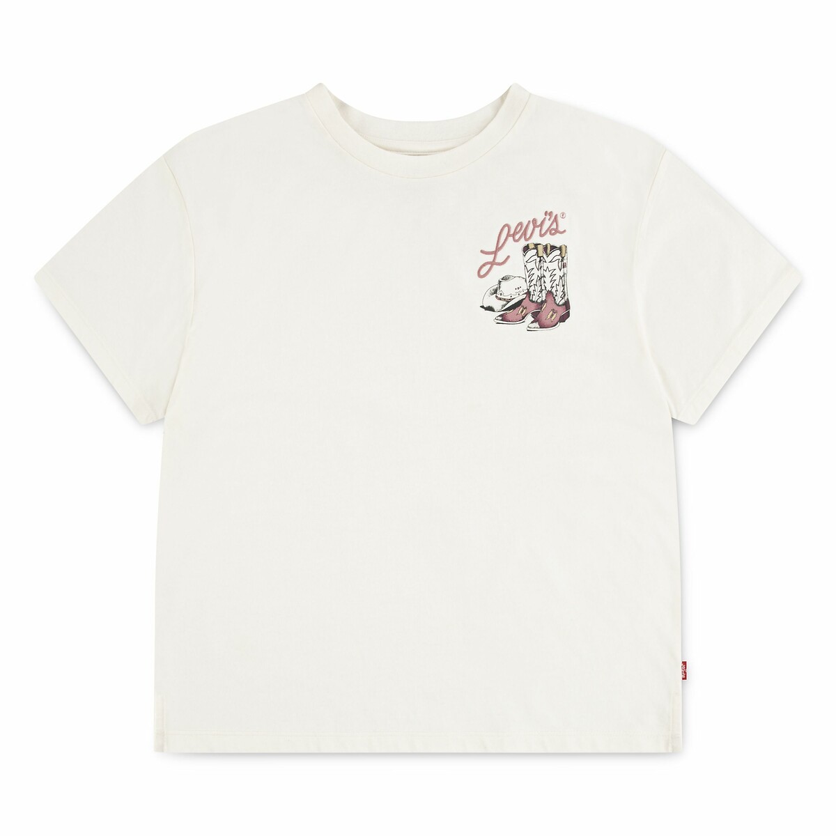 Chest Logo Print T-Shirt with Short Sleeves, LEVI'S KIDS
