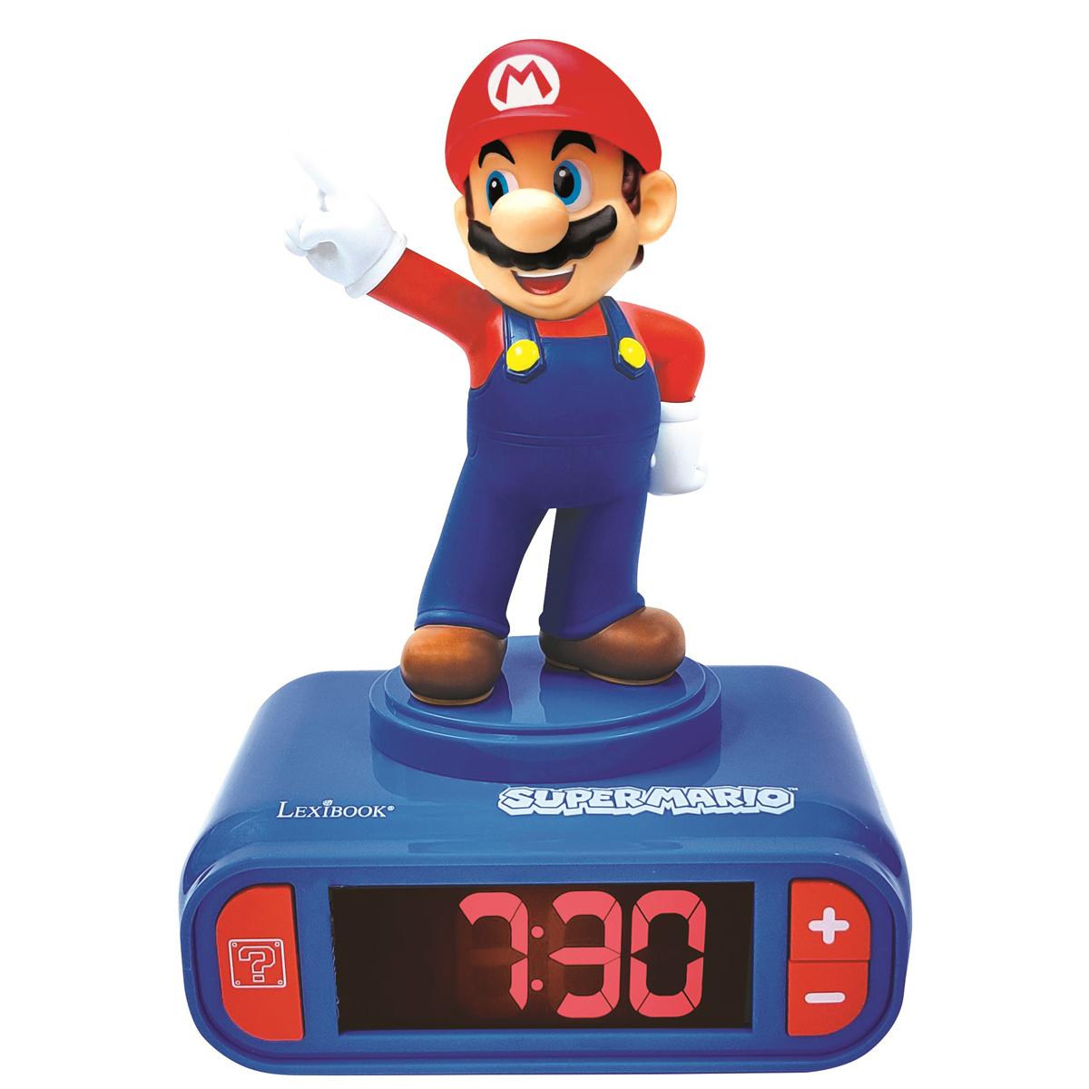 Réveil Veilleuse Super Mario, LEXIBOOK