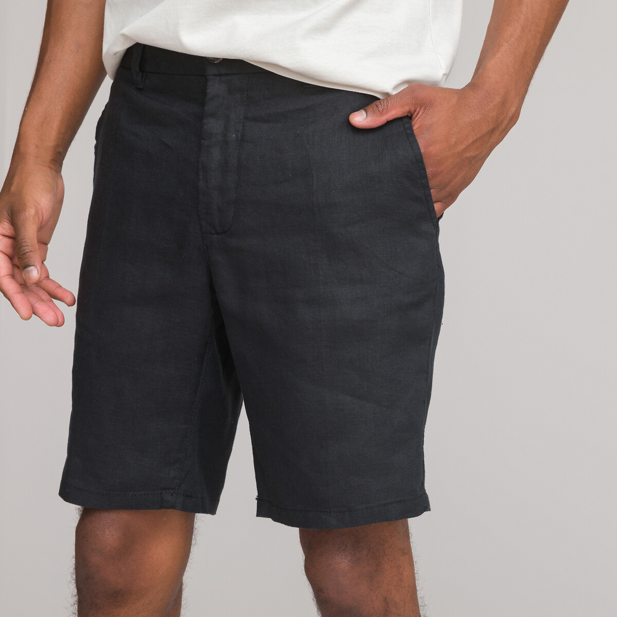La Redoute Femme Vêtements Pantalons & Jeans Pantalons courts Bermudas Short en pur lin 