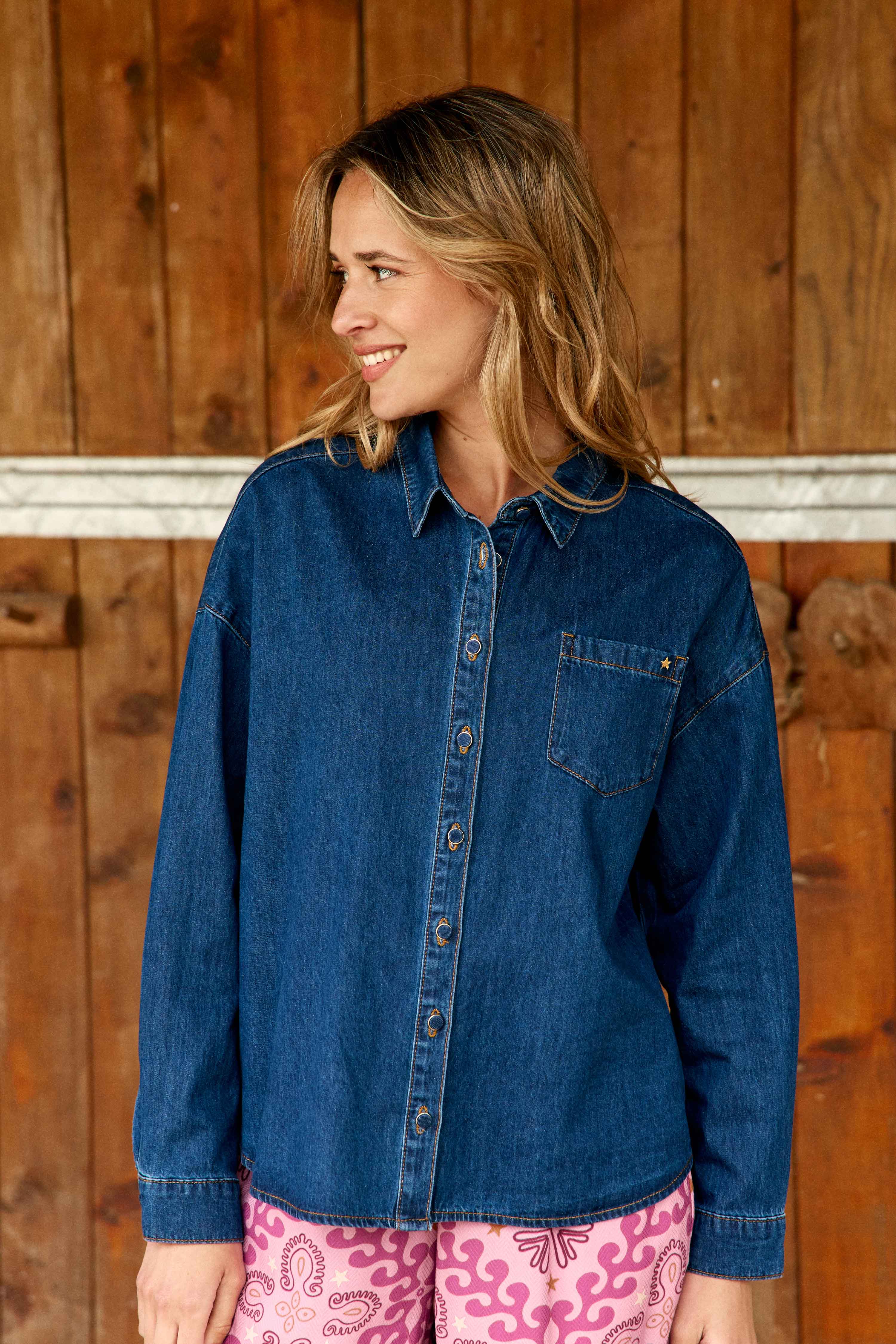 Chemise uni CHANICO, LA PETITE ETOILE