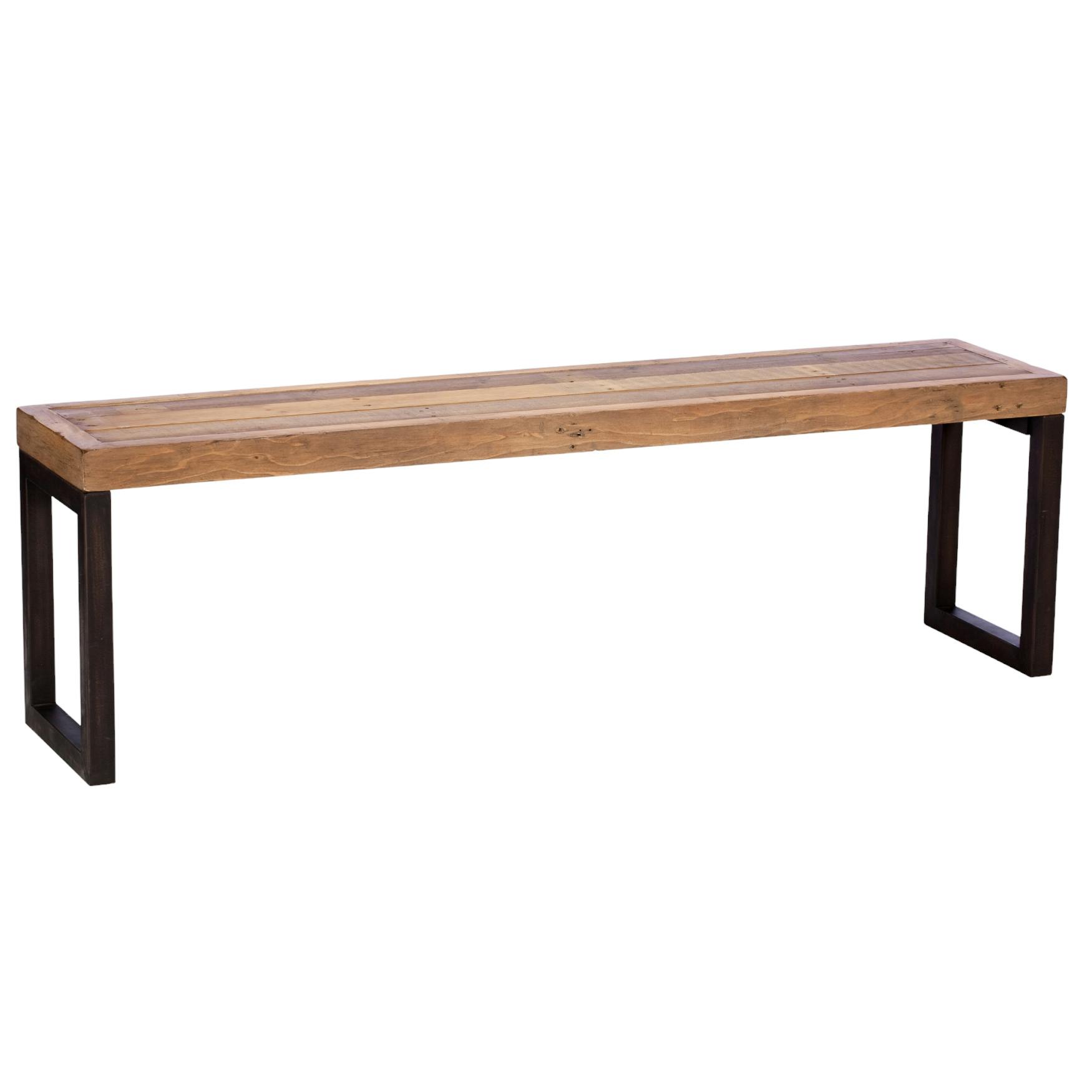 Banc bois recyclé 155cm BRISBANE, PIER IMPORT