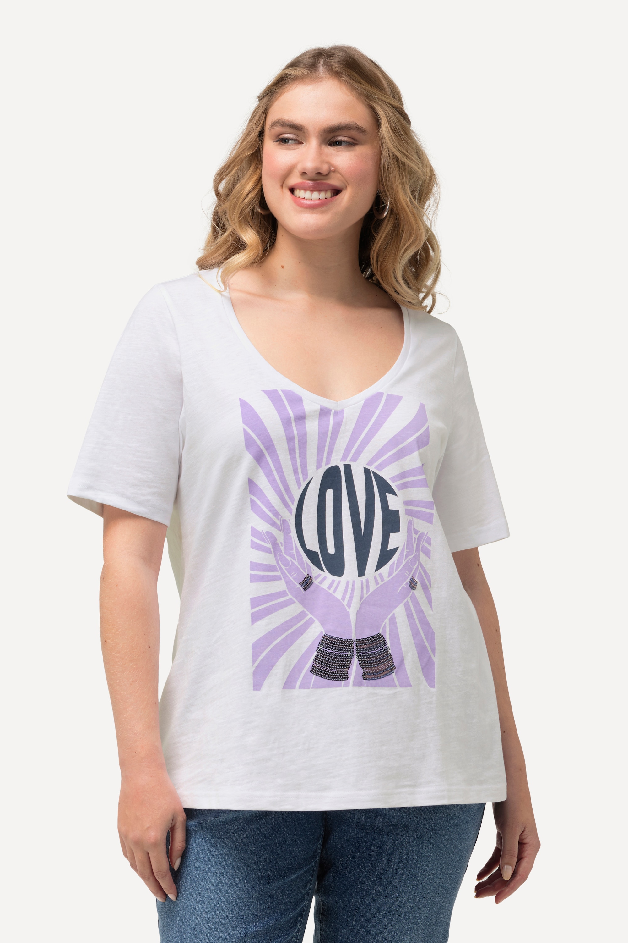 T-shirt à paillettes, ULLA POPKEN