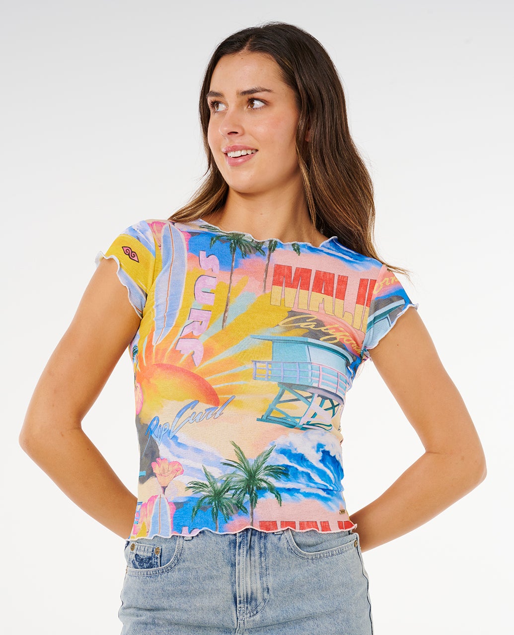 Top Hotel Malibu transparent, RIP CURL