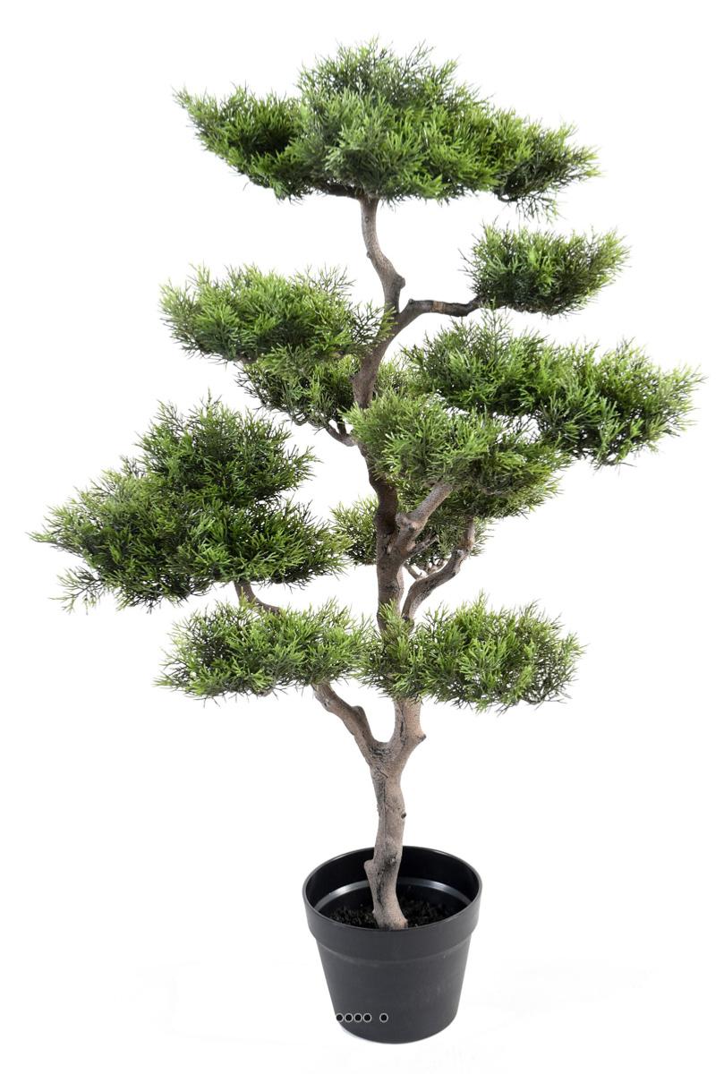 Bonsaï Pinus artificiel en nuages H 95 cm t, ARTIFICIELLES