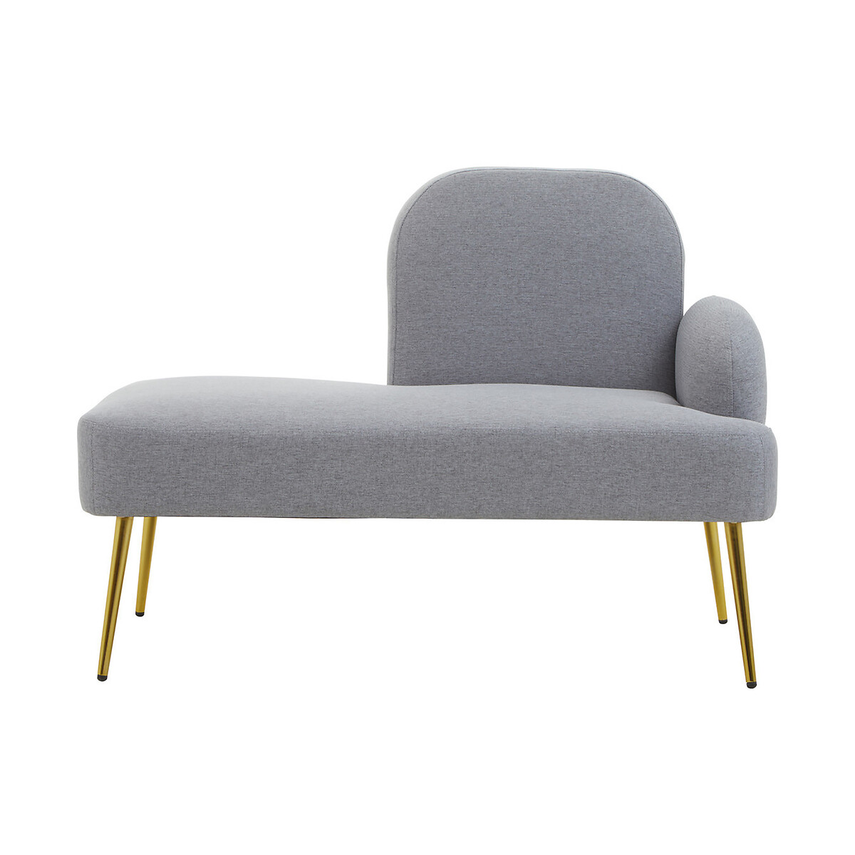 Mae Abstract Curve Linen Chaise Longue, SO'HOME