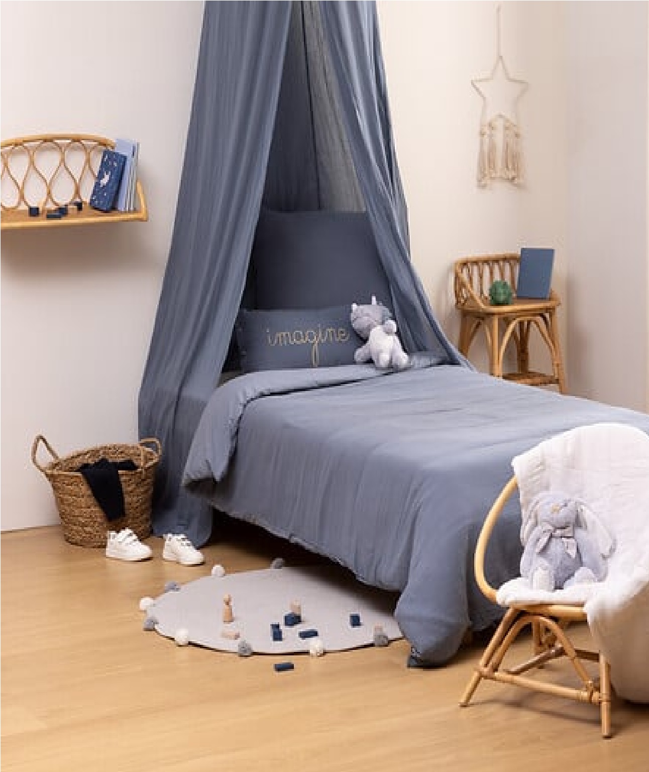 Housse de couette + 1 taie 140 x 200 cm Lilie, EDEN