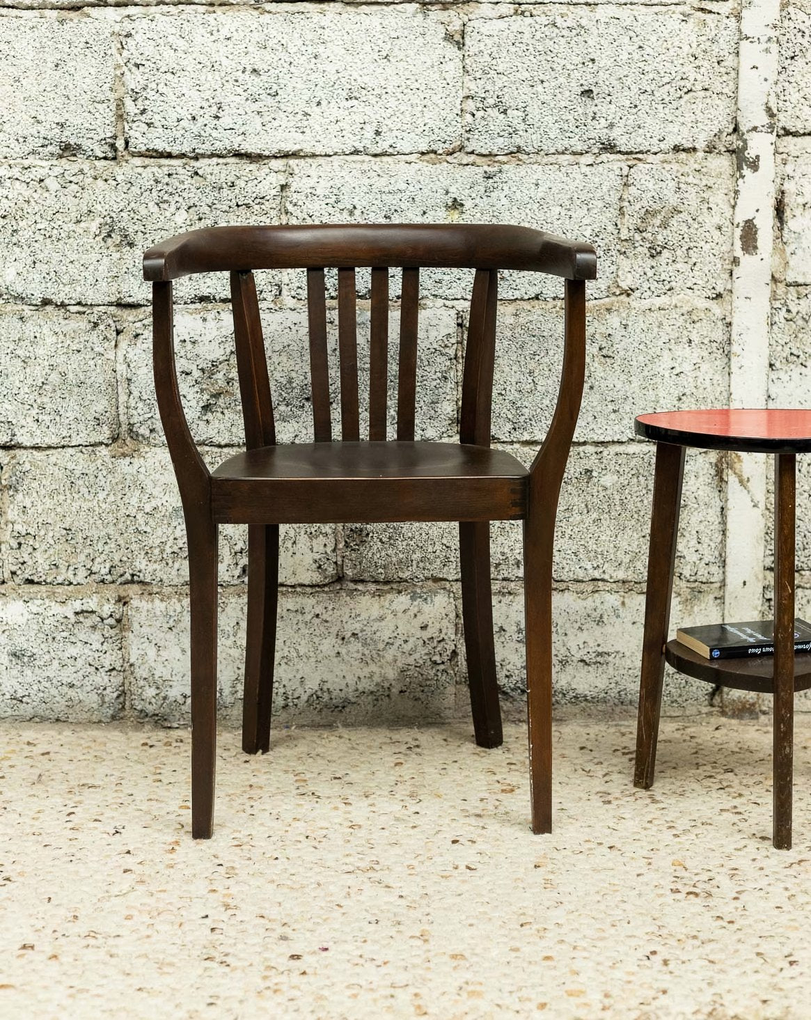 Elégant fauteuil en bois Ernest N°1527 - Bon état, DEBONGOUT