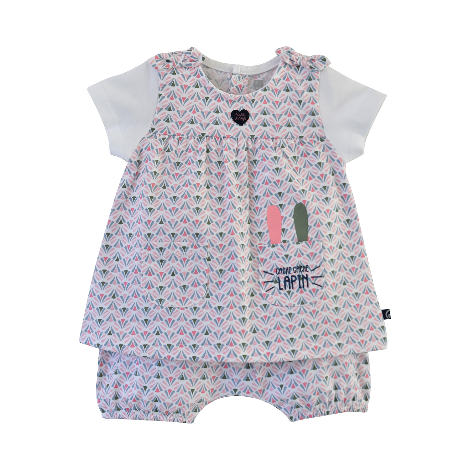 Ensemble robe et bloomer edna, SUCRE D'ORGE