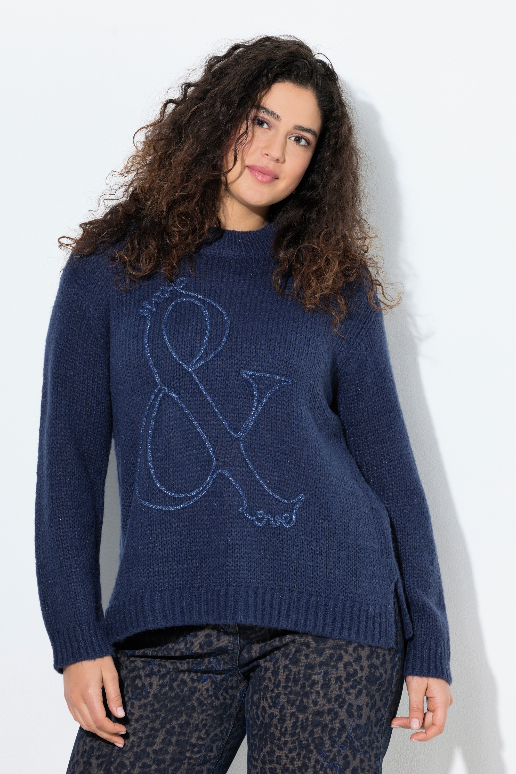 Pull à col rond et manches longues, ULLA POPKEN