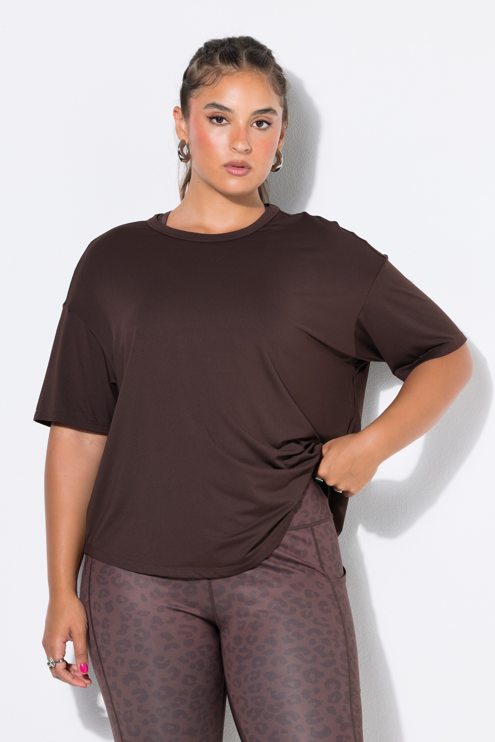 T-shirt de sport oversize, col rond, STUDIO UNTOLD