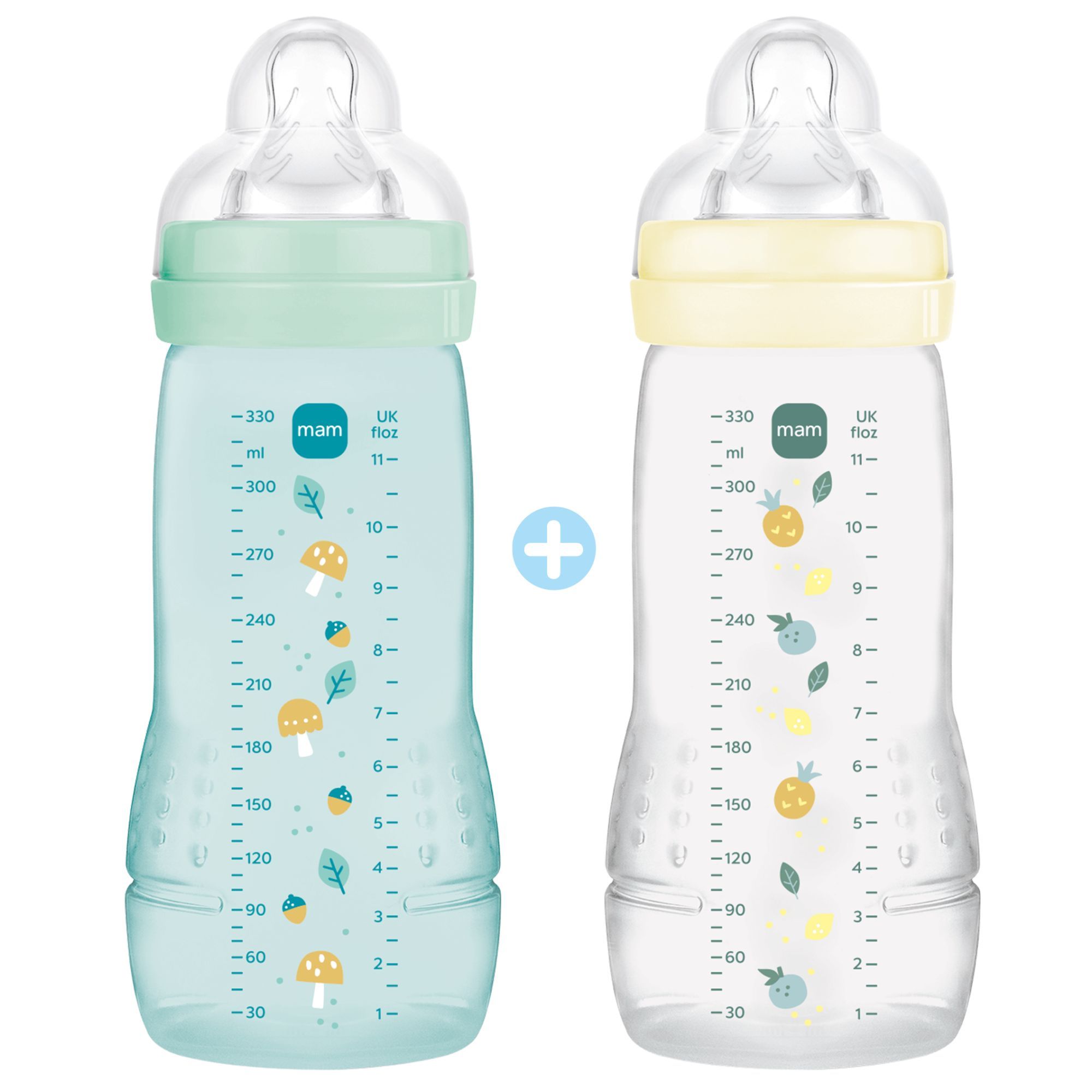 Lot de 2 biberons 330ml, MAM