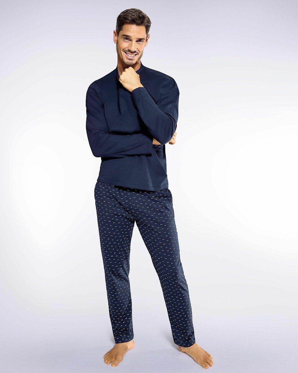 Pyjama long, pantalon imprimé, EDEN PARK